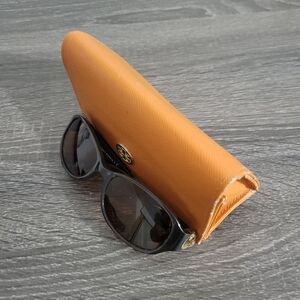 TORY BURCH Gradient Brown Sunglasses Good Condition with Case